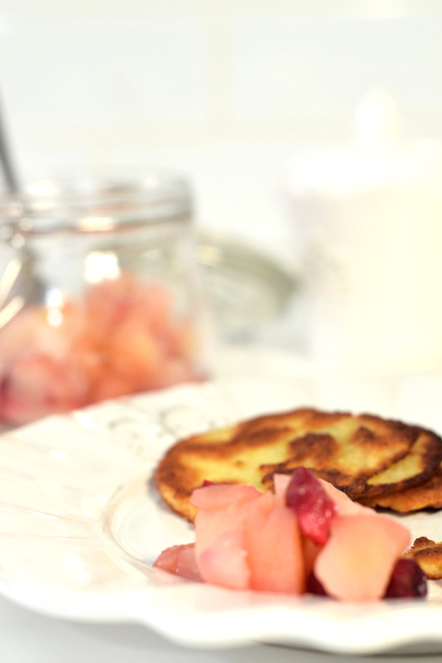Polish potato pancakes with fruit saute recipe04